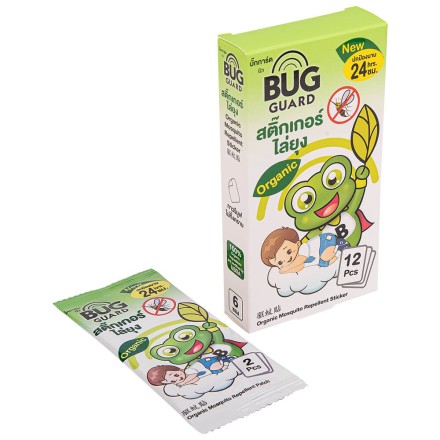 Пластырь для детей от комаров BUG GUARD 12 шт