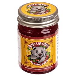 Бальзам с чили перцем разогревающий красный Warming Binturong 50 гр