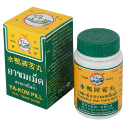Травяные тайские капсулы Ya-Kom Pill универсальное домашнее средство, первая неотложная помощь