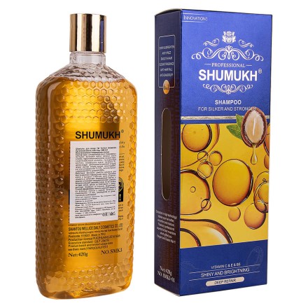 Шампунь с аргановым маслом для восстановления поврежденных волос Shumukh, 420 
