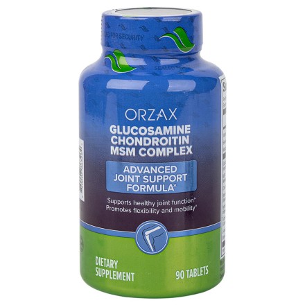 Глюкозамин и Хондроитин МСМ комплекс для хрящей и суставов ORZAX
