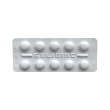 Препарат против насморка и аллергического ринита Sulidine 10 таблеток