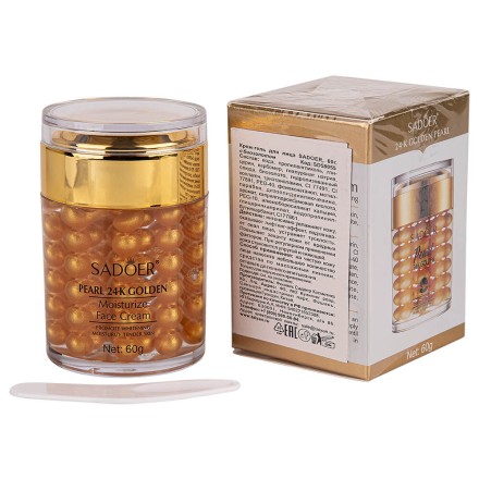 Увлажняющий крем-гель для лица с биозолотом Sadoer, 60 гр