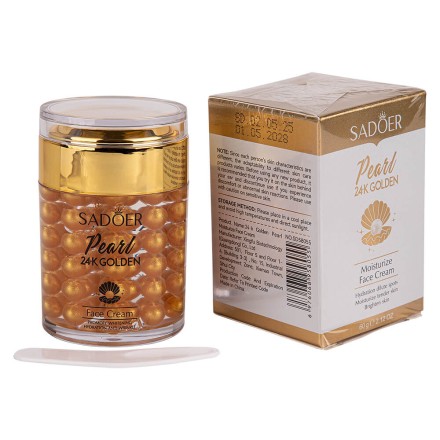 Увлажняющий крем-гель для лица с биозолотом Sadoer, 60 гр