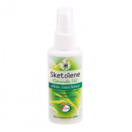 Спрей от комаров с лемонграссом Sketolene Spray Citronella Oil 40 мл