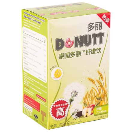 Напиток-детокс растительная клетчатка для очищения и снижения веса Donutt 10 пакетиков