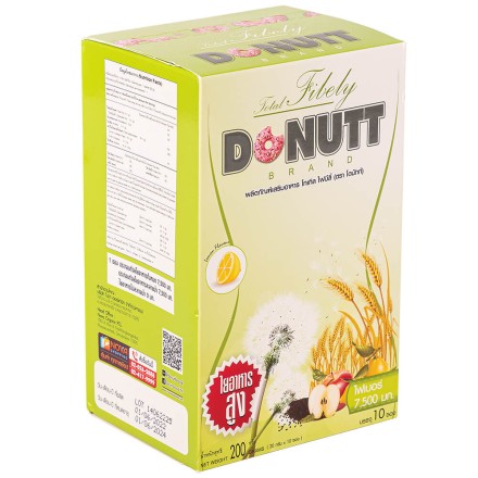 Напиток-детокс растительная клетчатка для очищения и снижения веса Donutt 10 пакетиков