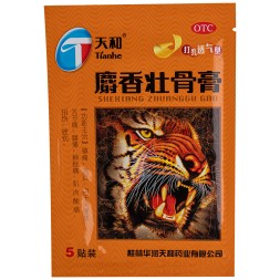 Пластырь Tianhe shexiang zhuanggu gao от холки 5 шт (7*10 см)