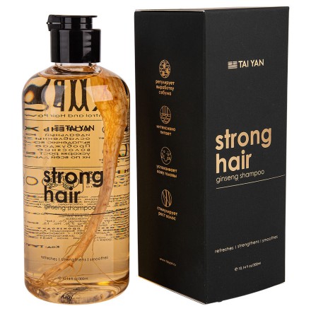 Шампунь против выпадения и для роста волос с корнем женьшеня TaiYan 300 мл