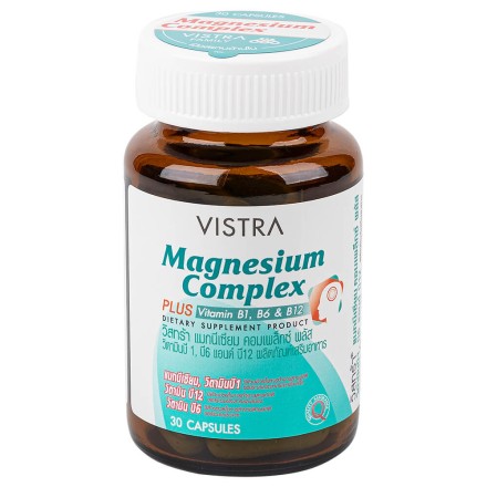 Magnesium комплекс витамины группы В и магний VISTRA 30 капсул