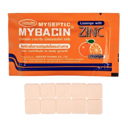 Пастилки Mybacin Lozenges от боли в горле