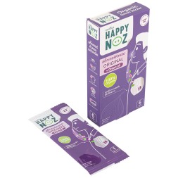 Пластырь от заложенности носа с луковым маслом для взрослых HAPPY NOZ 6 шт