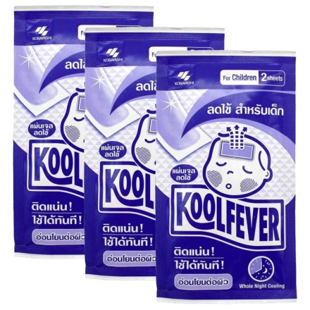 Пластырь гелевый для снижения высокой температуры Koolfever for Children