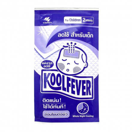 Пластырь гелевый для снижения высокой температуры Кoolfever for Children
