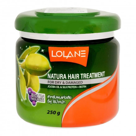 Маска для повреждённых волос с маслом Жожоба и протеинами шёлка Lolane 250 гр